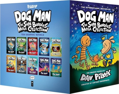 Dog Man: The Supa Buddies Mega Collection (Dog Man #1-10 Box Set)